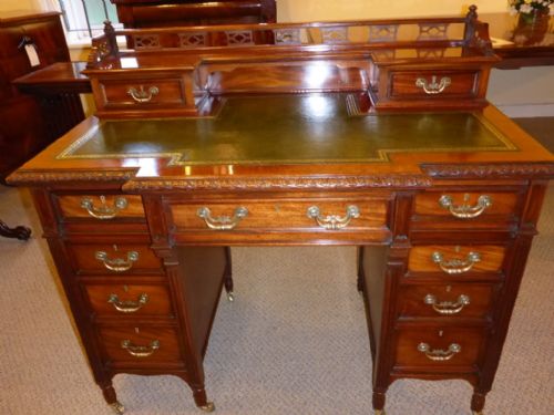 Superb Ladies Desk by James Shoolbred and Son London
