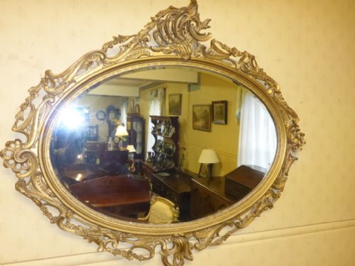 Decorative Gesso Mirror Victorian