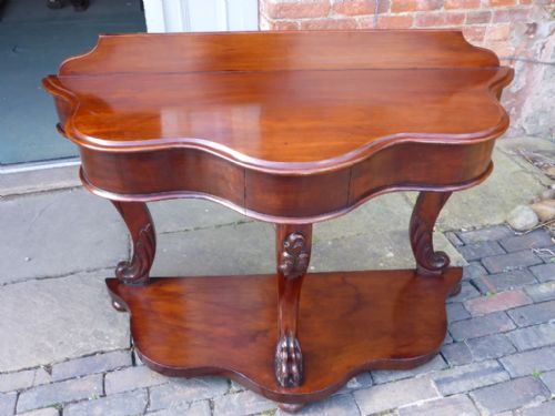 Victorian Mahogany Hall Table
