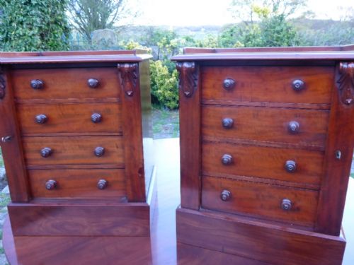 Pair of Dwarf Wellington Chests