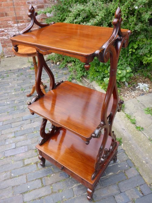 High Quality Victorian 3 Tier Stand in Mahogany