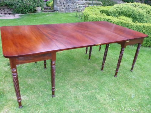 Regency Period Patent Extending Dining Table Seats 8/10
