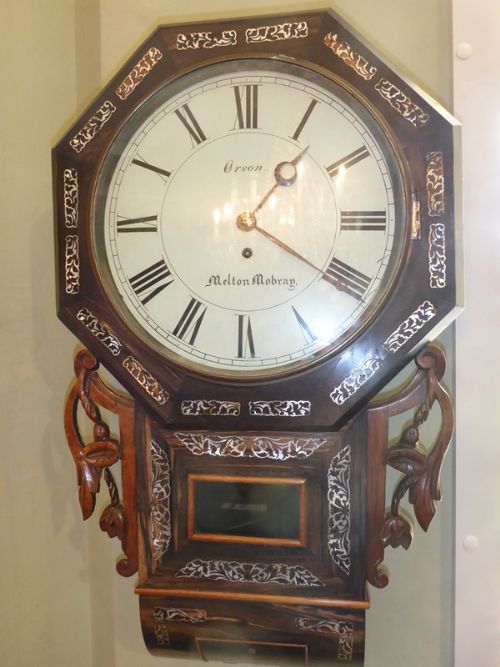 English Single Fusee Wall Clock Orson Melton Mobray