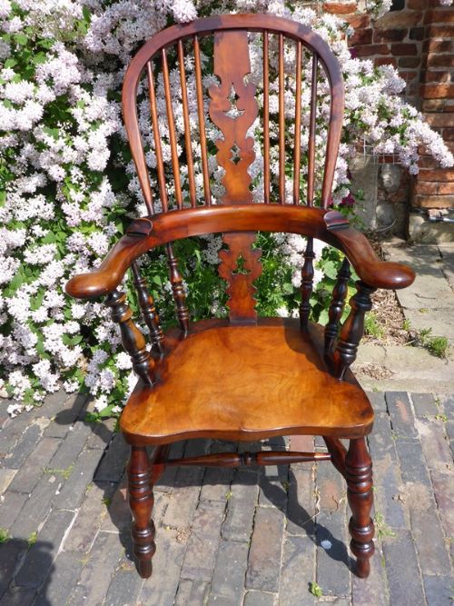 Good Victorian Windsor Armchair Ash and Elm