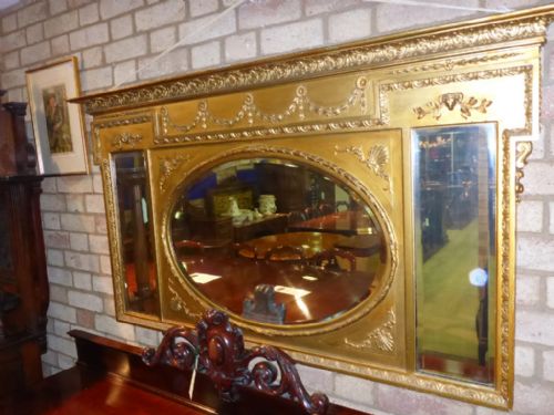 Victorian Over Mantle Mirror