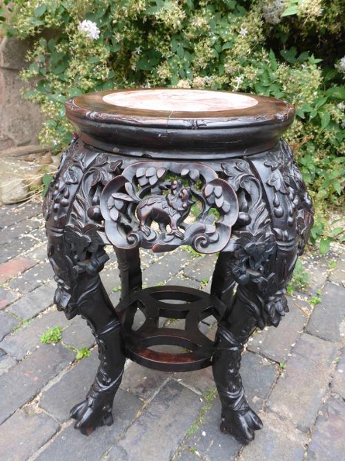 Small Chinese Padouk Stand