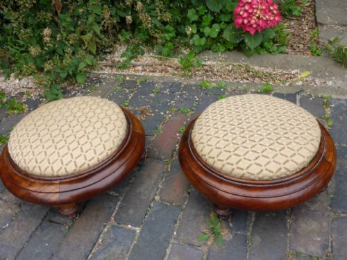 Pair of Victorian Foot Stools