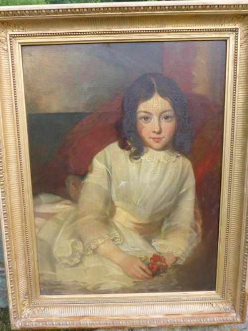 Oil Painting Charlotte Thomas C 1820