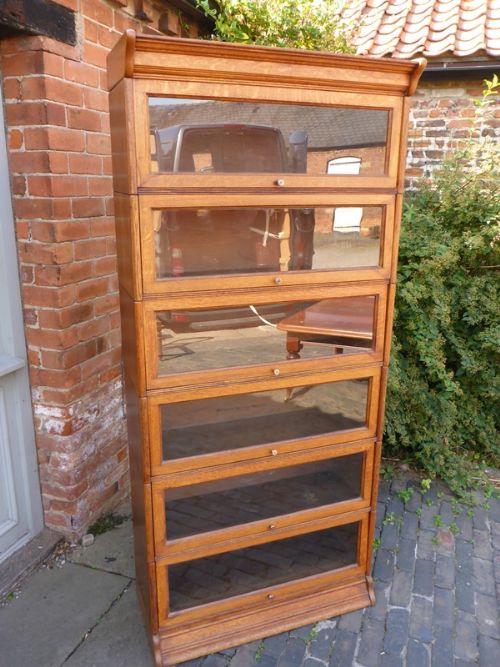 Oak Stacking Bookcase 6 High