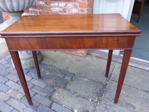 George III Mahogany Tea Table