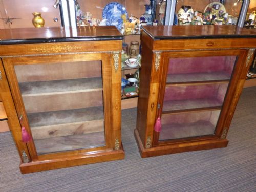 Near Pair of Victorian Pier Cabinets