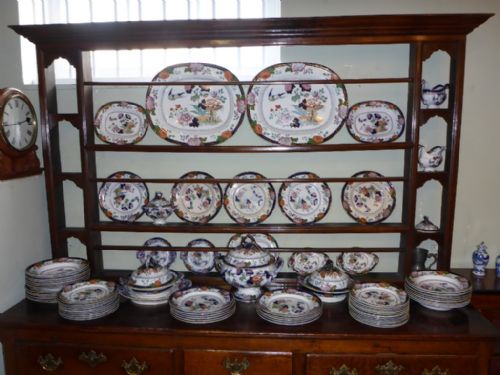 Good Victorian Dinner Service by Ashworths 80 Pieces