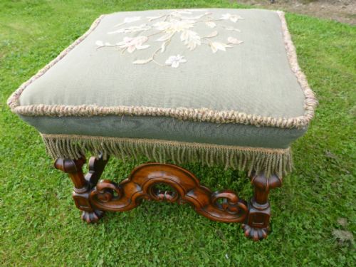 William and Mary Style Stool