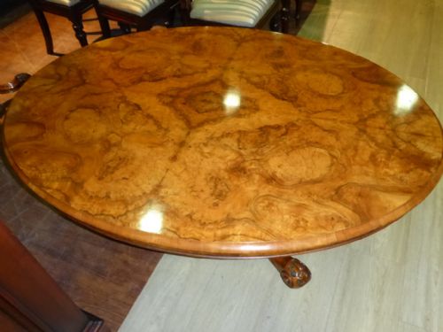 Victorian Burr Walnut Low/coffee Table