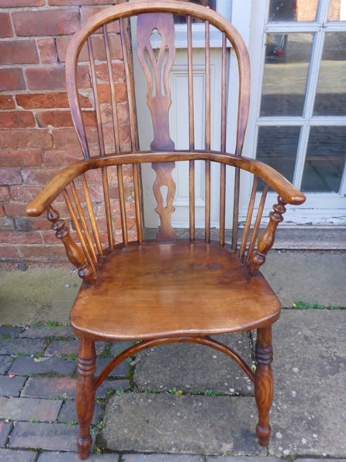 Windsor Chair Stamped Fred Walker Rockley