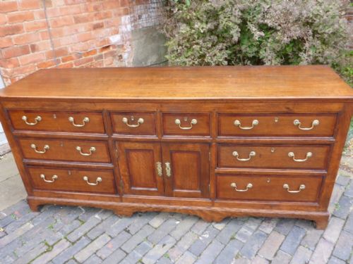 Superb George III Oak Dresser