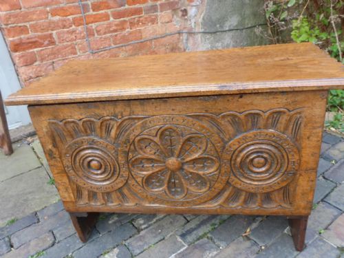 Attractive 1920s Oak Blanket Box