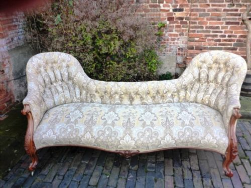 Superb Victorian Double End Chaise Lounge