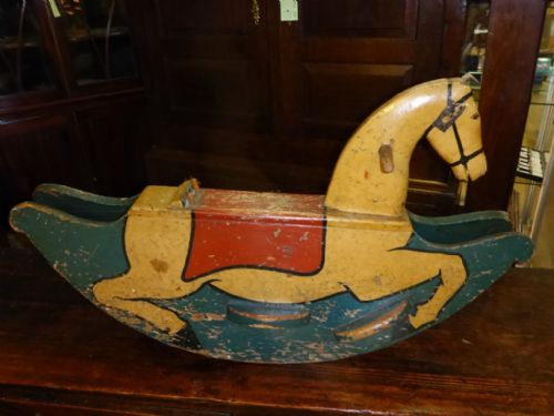 Good Edwardian Childs Rocking Horse