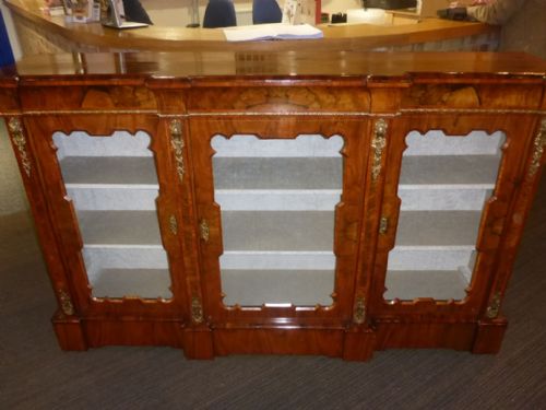 Superb Victorian Walnut Credenza