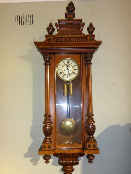 Impressive Weight Driven Vienna Wall Clock