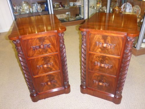 A Superb Pair of Victorian Bedside Chests