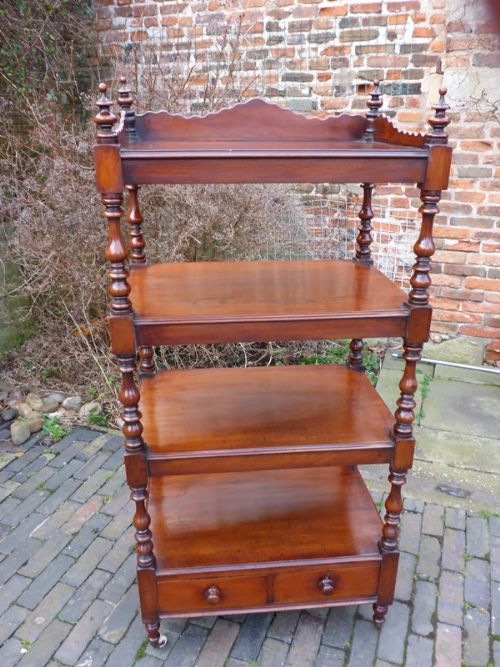 Four Tier Victorian Dumb Waiter/server