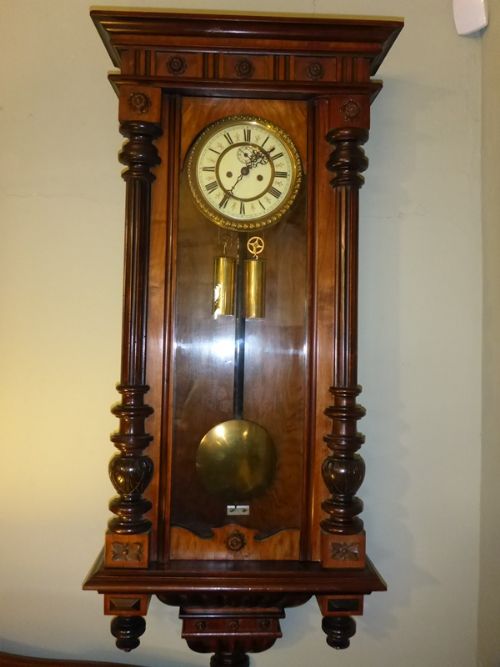 Vienna Wall Clock Twin Weights