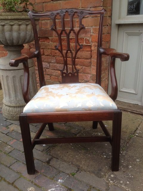 Georgian Mahogany Armchair