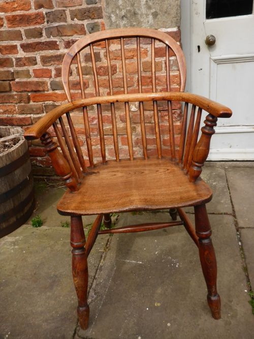 Antique Ash and Elm Windsor Chair