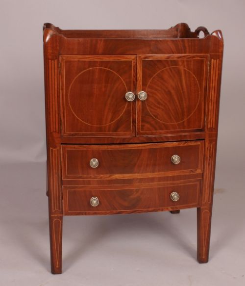 Good 18th Century Mahogany Commode Cabinet
