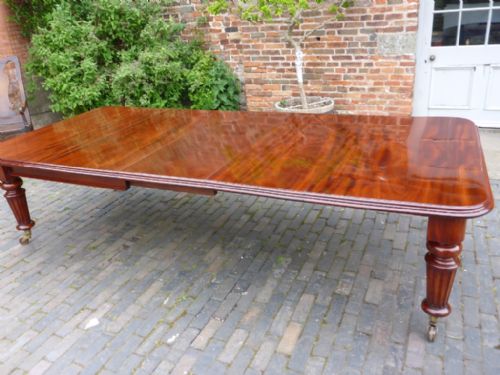 Antique Victorian Wind Out Dining Table James Shoolbred