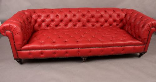 Superb Victorian Chesterfield Settee from Country House