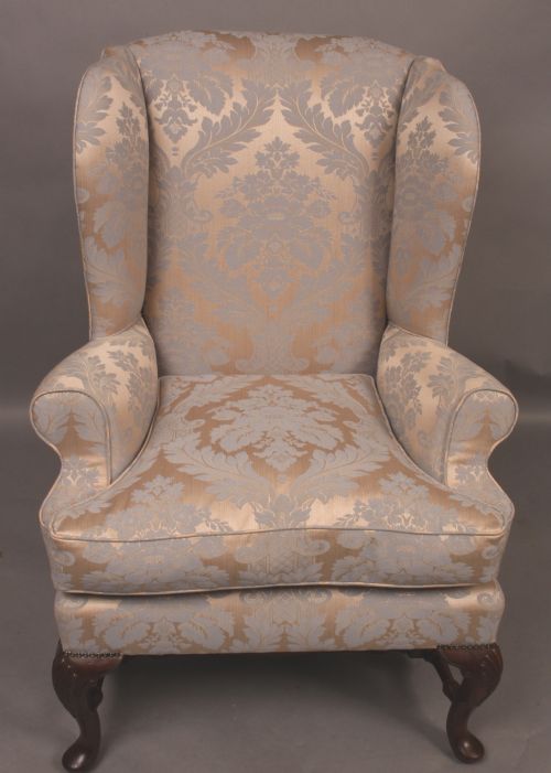 Very Good George II Style Wing Armchair