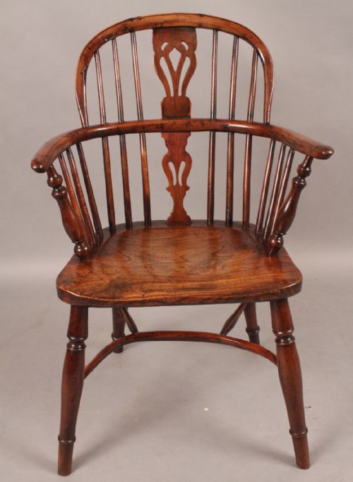 Rare Yew Wood Windsor Chair Fred Walker