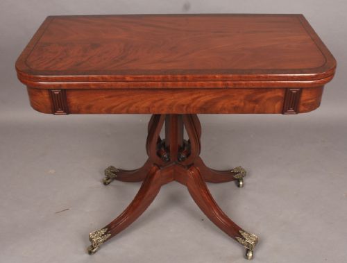 Good Georgian Mahogany Games Table