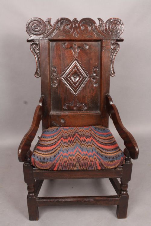 Rare 17th Century Wainscott Chair