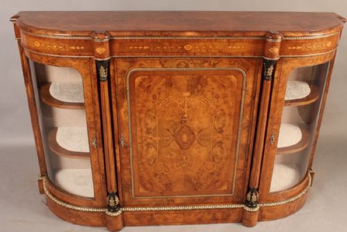 Stunning Quality Victorian Walnut Credenza