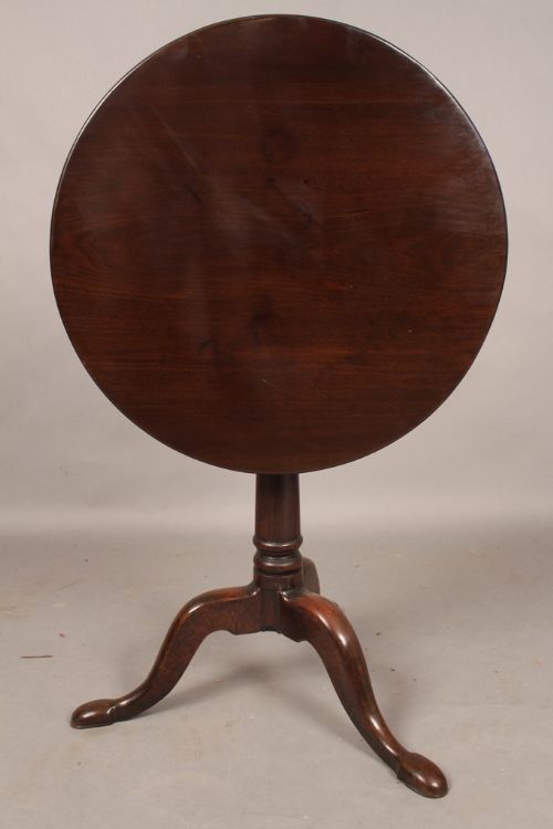 Georgian Tripod or Supper Table in Mahogany