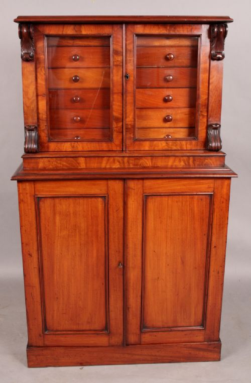 Good Victorian Mahogany Specimen Cabinet
