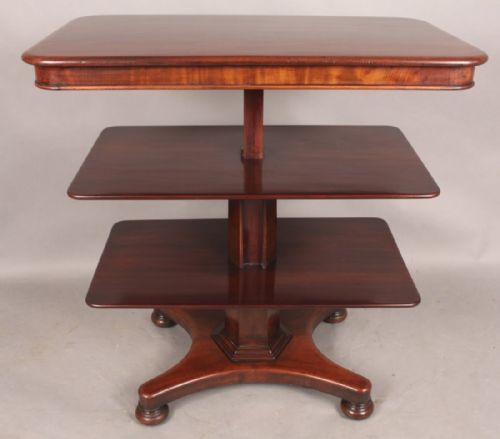 Metamorphic Dumb Waiter in Mahogany