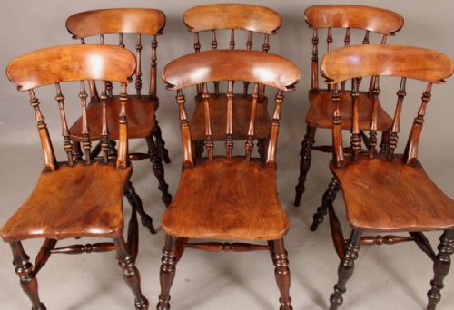Superb Set of 6 Worksop Kitchen Chairs