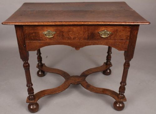 Rare William and Mary Side Table