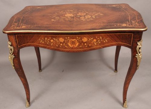 Superb Victorian Marquetry Centre Table