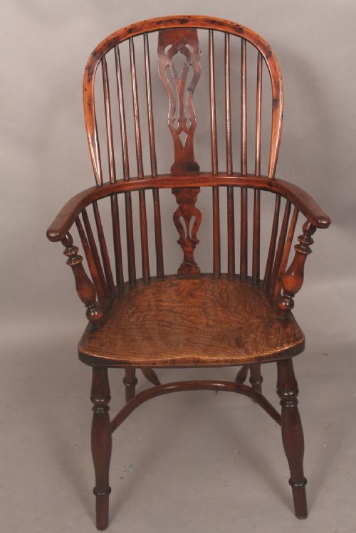 Fine Yew Wood Windsor Chair Rockley Maker