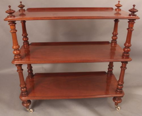 Victorian Dumb Waiter in Mahogany