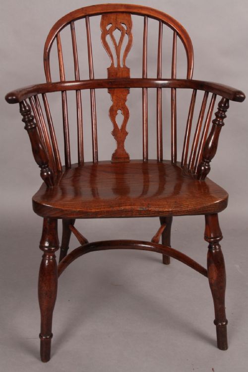 Rare Yew Wood Windsor Chair Whitworth Gamston