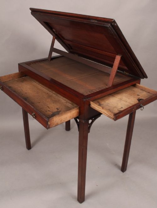 Rare Georgian Mahogany Architects Table