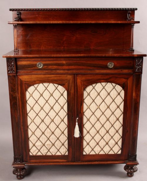 Fine Regency Chiffonier in Rosewood