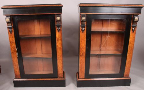 A Pair of Victorian Pier Cabinets